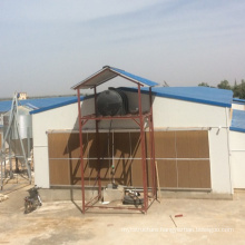 China low cost prefab hot galvanized steel structure poultry farm egg layer chicken house building